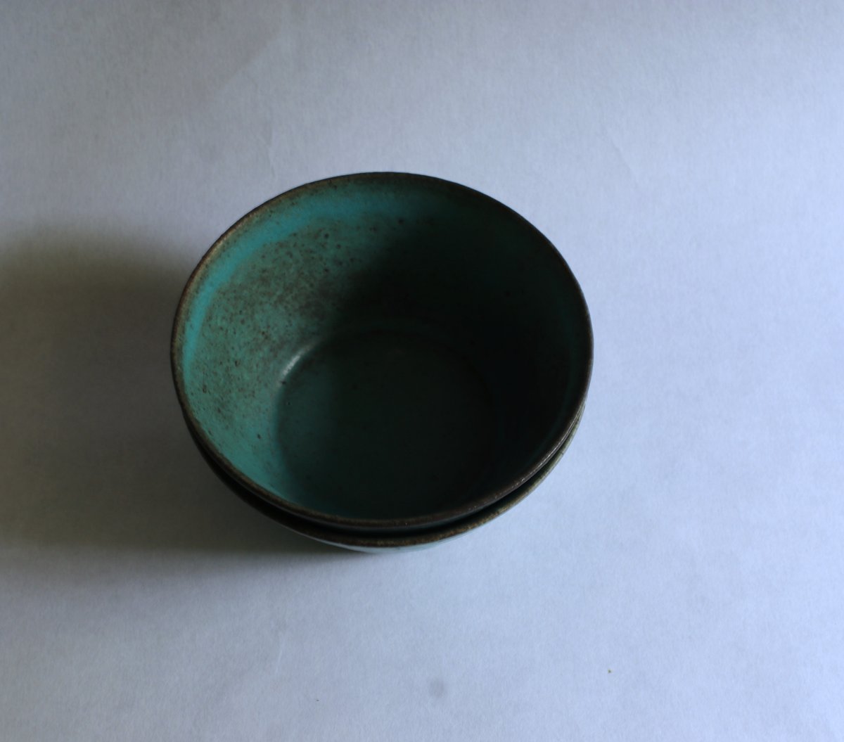 ko-10 台形ボウル 赤土トルコ青 ／ 飯高幸作 | furacoco