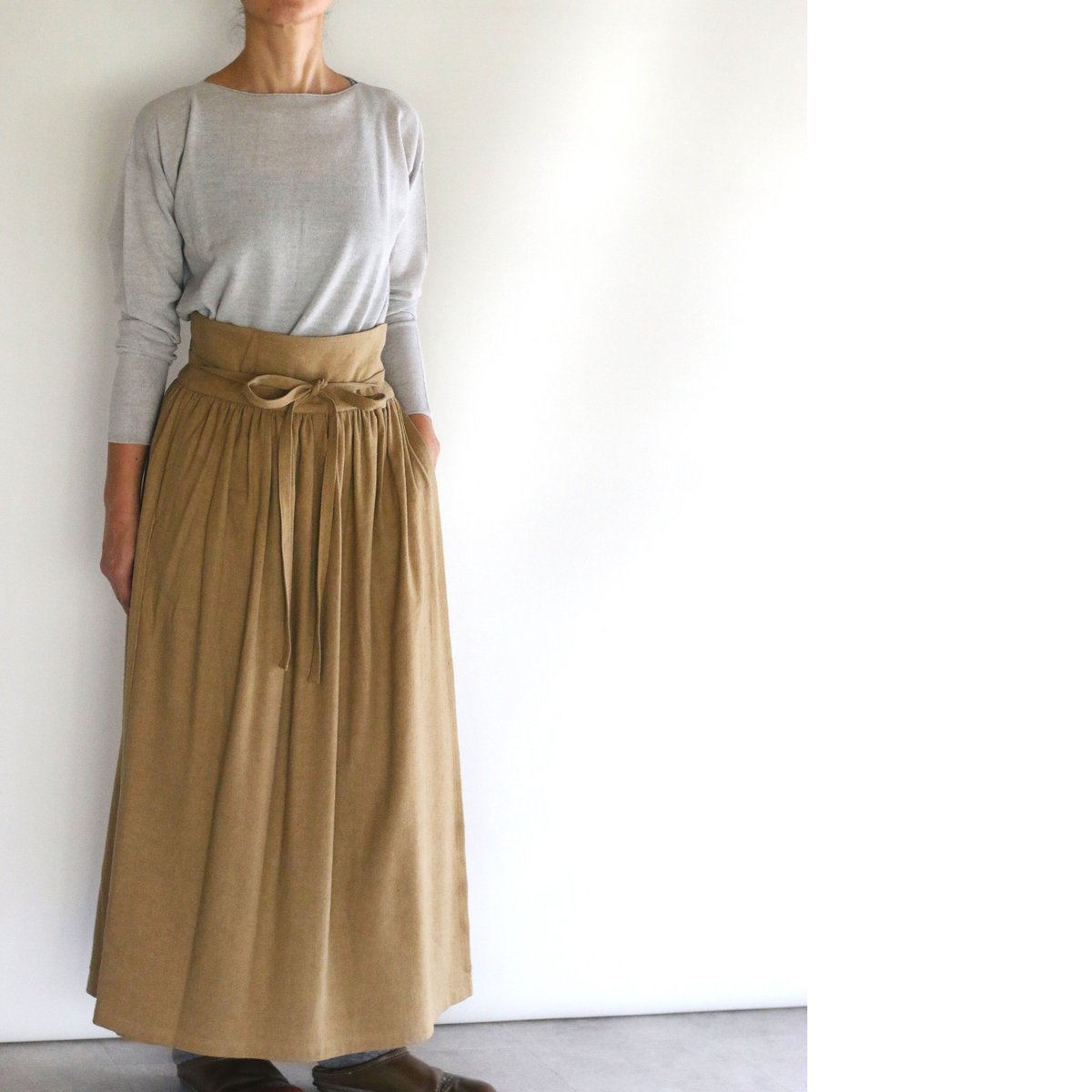 セリーヌの麻巻きスカート セリーヌの麻巻きスカート