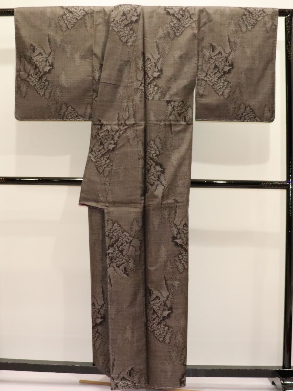 333❫❦本場奄美大島紬純泥染証紙有 ❦