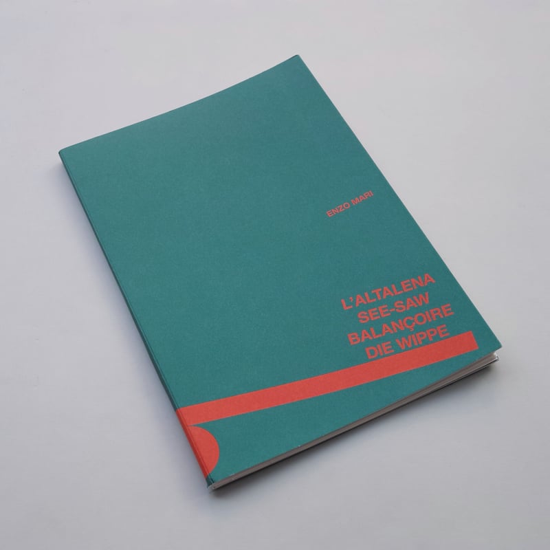 Enzo Mari / L'ALTALENA SEE-SAW BALANCOIRE DIE W