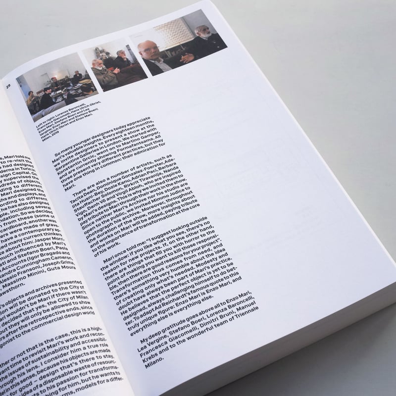 ENZO MARI CURATED BY HANS ULRICH OBRIST | POST