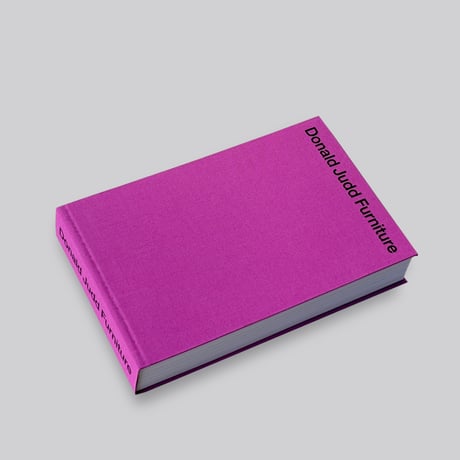 Donald Judd / DONALD JUDD FURNITURE