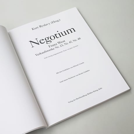Franz West / Negotium