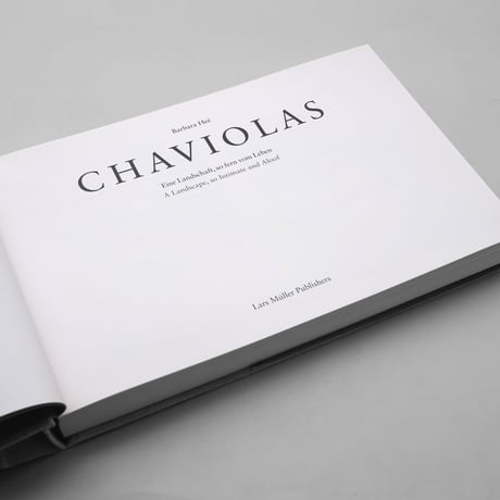 Barbara Heé / Chaviolas - A Landscape, so Intimate and Aloof