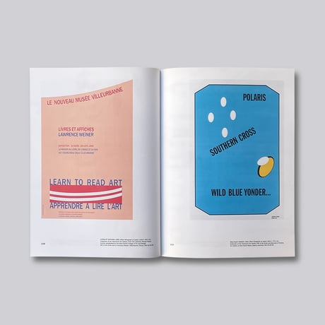 Lawrence Weiner / Of and About Posters: The Lawrence Weiner Poster Archive (1965-2021)