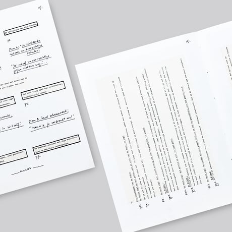 Johan van der Keuken / The Master and the Giant Original Filmscript