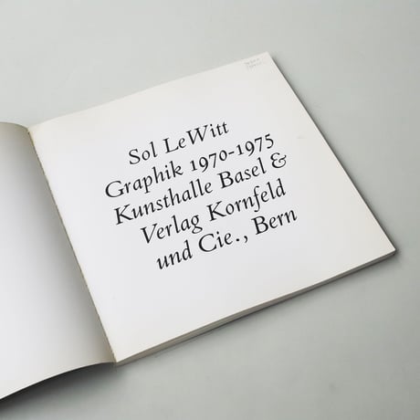 Sol Lewitt / Graphik 1970-1975