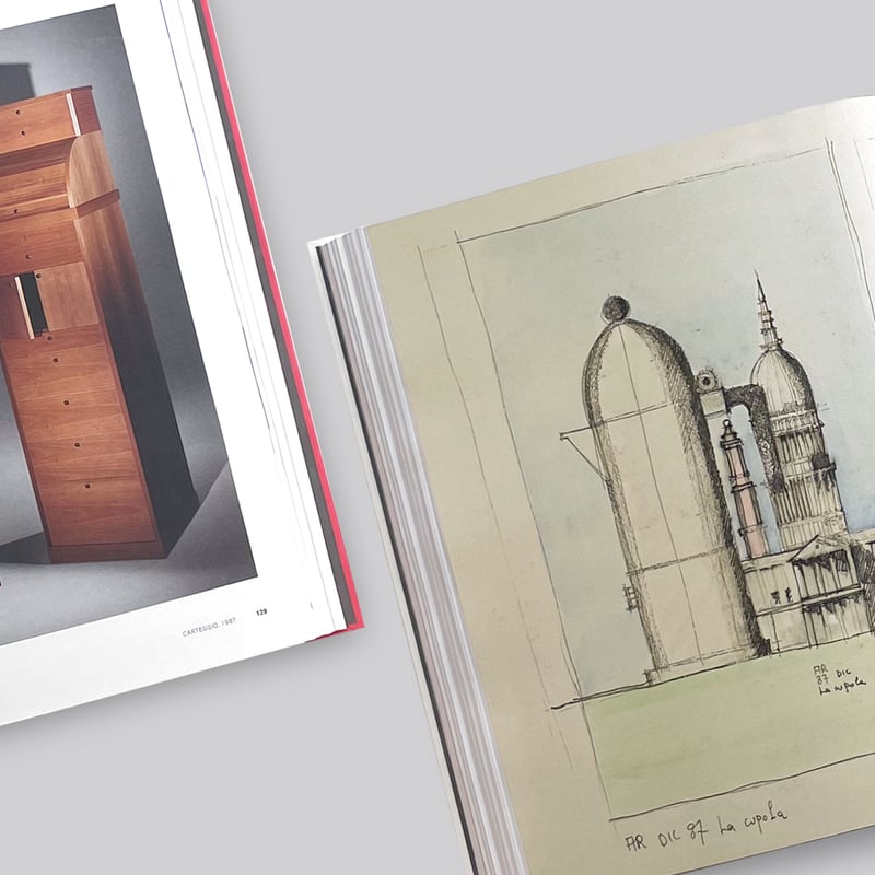 【非売品】ALDO ROSSI アルド・ロッシ デッサン メタルアート Aldo Rossi / Design 1960–1997: Catalogue Raison