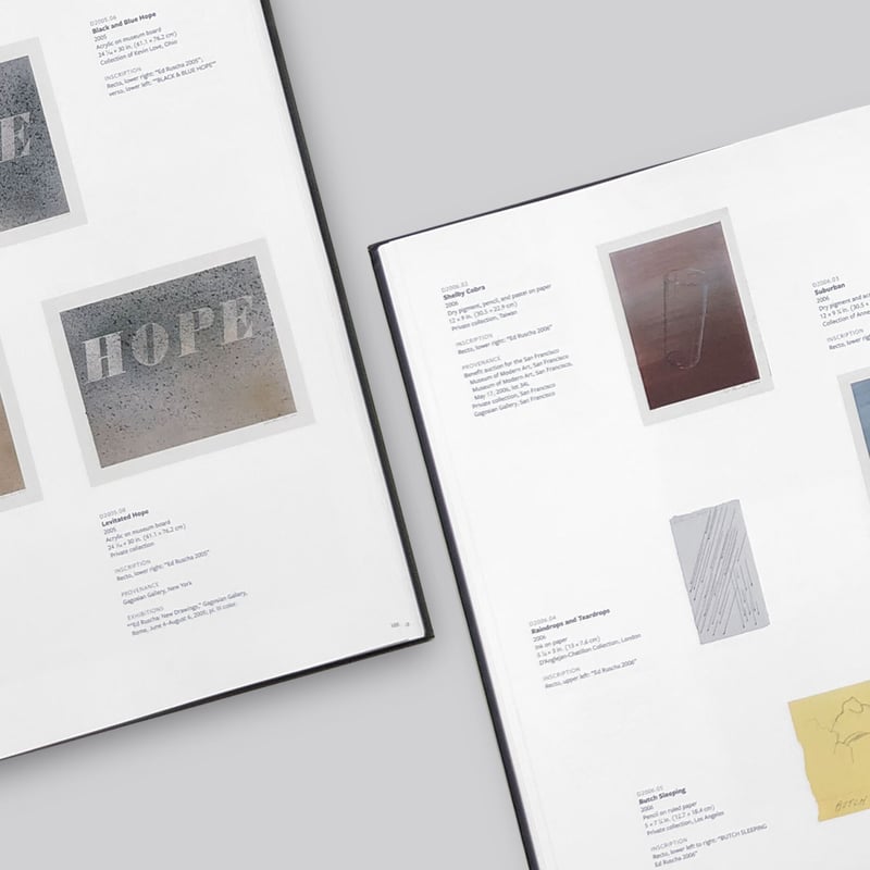 Edward Ruscha エドワード・ルシェ／カタログレゾネ 函付き２冊組 エド・ルシェのカタログ・レゾネあり〼 | 夏目書房ブログ 古書
