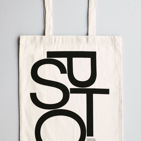 [POST/SPOT/STOP] Tote Bag designed by Experimental Jetset Revised Edition