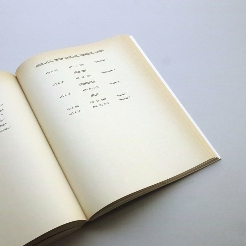 古書】On Kawara / continuity / discontinuity 1963