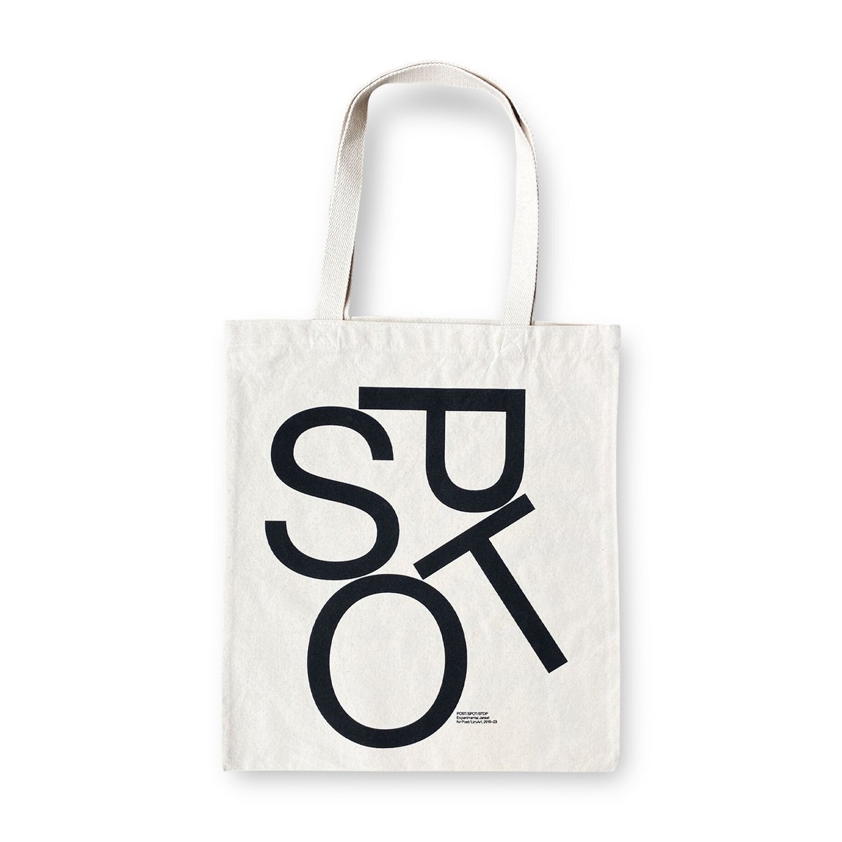  ECONOMICS EXPERIMENT トートバッグ POST/SPOT/STOP] Tote Bag designed by Experimen