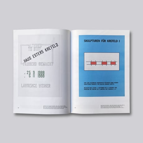 Lawrence Weiner / Of and About Posters: The Lawrence Weiner Poster Archive (1965-2021)