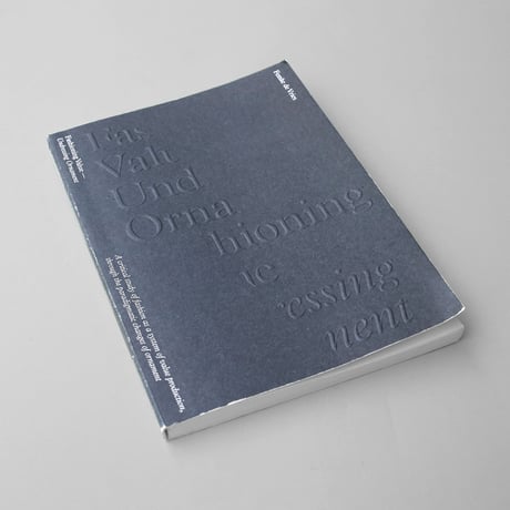 Femke de Vries / Fashioning Value— Undressing Ornament - 2nd edition