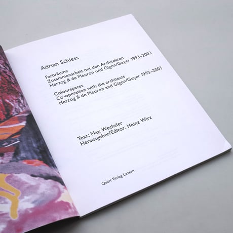 Adrian Schiess / Farbträume.