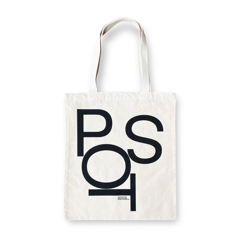 見取り図 トートバッグ POST/SPOT/STOP] Tote Bag designed by Experimen
