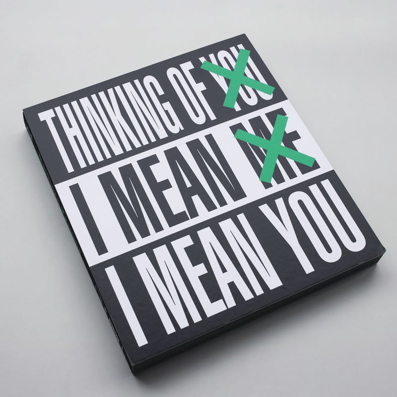 「Thinking of You 」Barbara Kruger Amazon | Barbara Kruger: Thinking of You. I Mean Me. I Mean You