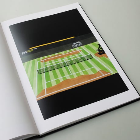 Jonas Wood / 24 Tennis Court Drawings