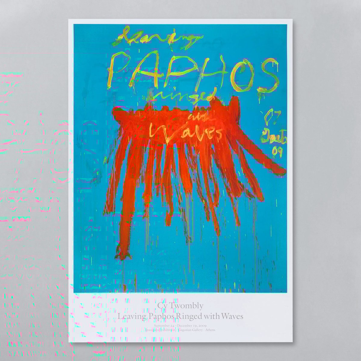 ID ホビー・楽器・アート 【Vintage】Cy Twombly ポスター GAGOSIAN ROME