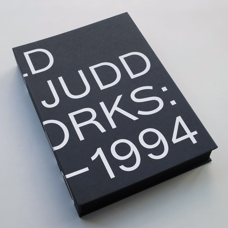Donald Judd / Artworks 1970-1994 | POST Donald Judd / Artworks 1970-1994 | POST