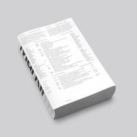 古書】On Kawara / continuity / discontinuity 1963