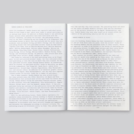 In the Wake of Blind Navigation. Boekie Woekie - Books by Artists