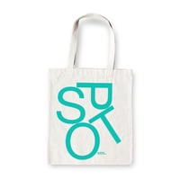 [POST/SPOT/STOP] Tote Bag designed by Experimental Jetset Reprint Edition / Green (Canvas)