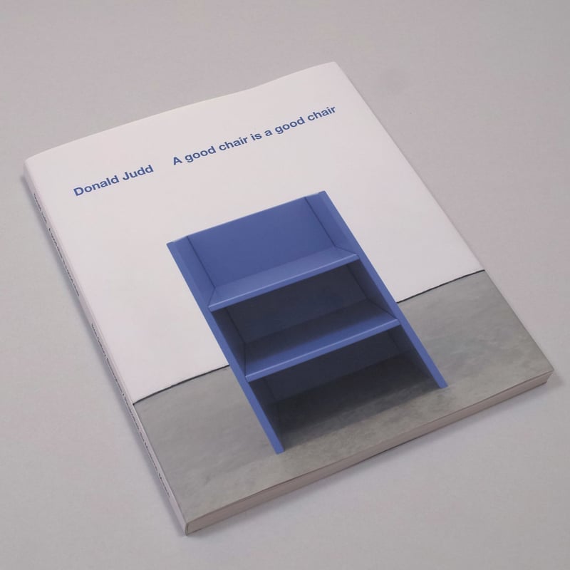 Donald Judd good chair洋書絶版ドナルドジャッド家具チェア