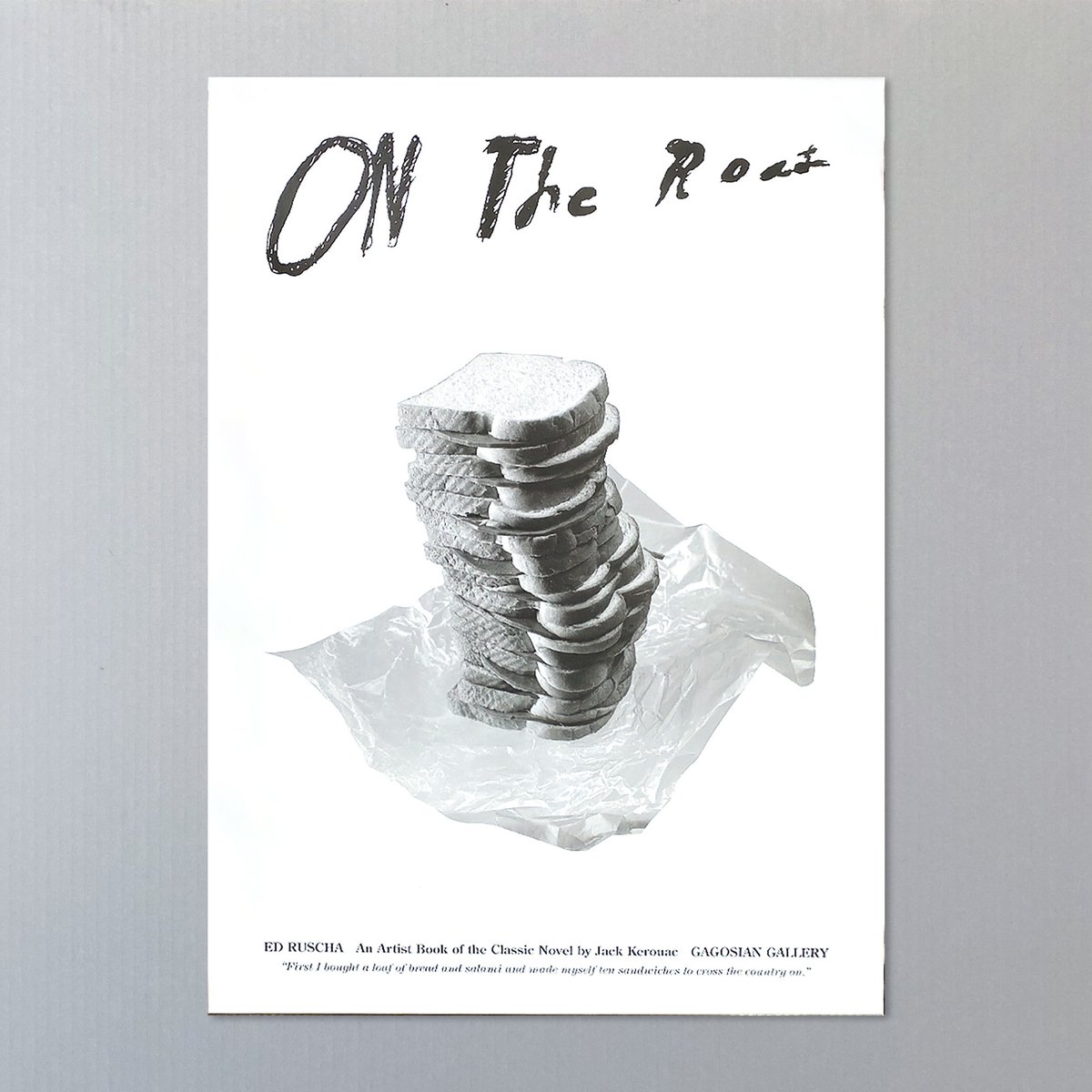 Ed Ruscha On the Road Poster ジャック・ケルアック Ed Ruscha On the Road Poster ジャック・ケルアック Ed Ruscha