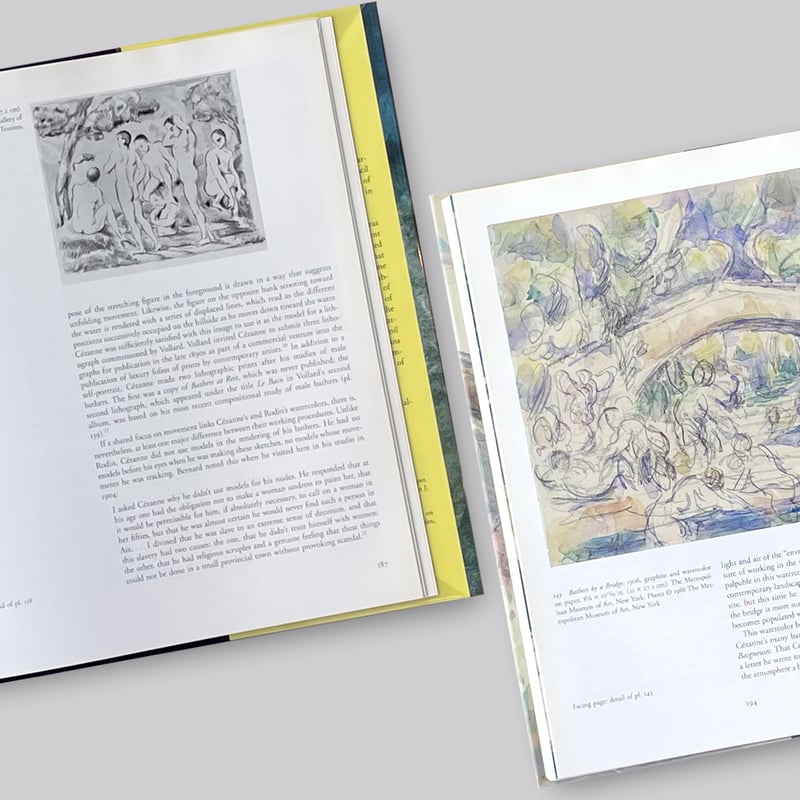 古書】Paul Cezanne / Cezanne's Watercolors Betwee