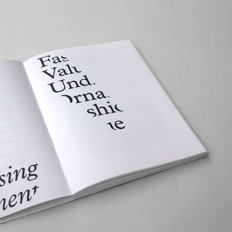 Femke de Vries / Fashioning Value— Undressing Ornament - 2nd edition