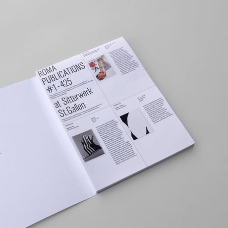 ROMA Publications #1–425 at Sitterwerk, St.Gallen