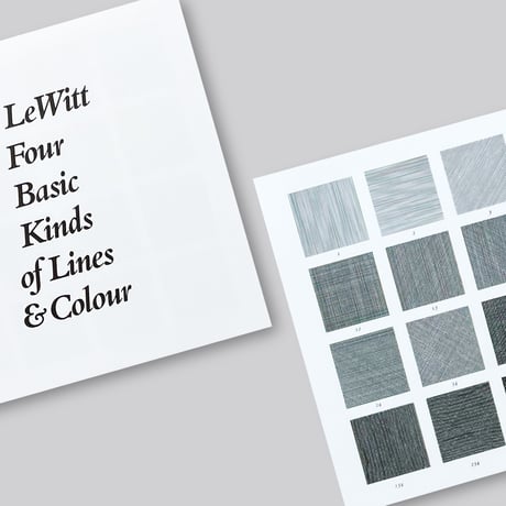 Sol LeWitt / Four Basic Kinds of Lines & Colour