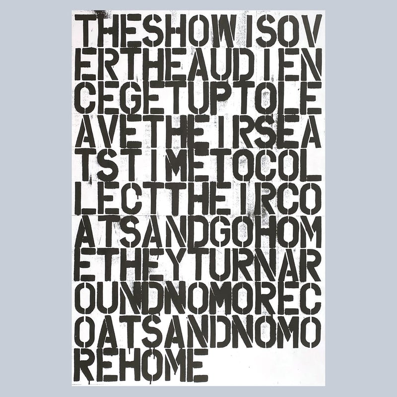 T*o様 Christopher Wool&Felix Gonzalez-Tor Christopher Wool & Felix Gonzalez-Torres / Unti