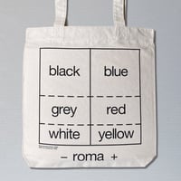 Roma Tote Bag (Experimental Jetset 2020 after Van Doesburg 1925)