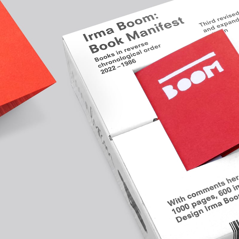 サイン入り】Irma Boom / Book Manifest | POST サイン入り】Irma Boom / Book Manifest | POST