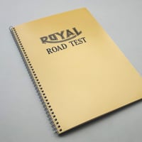 Takashi Homma / ROYAL ROAD TEST