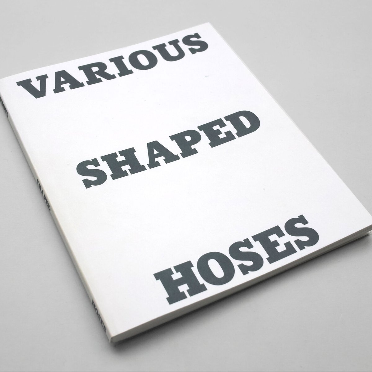 【初版240部限定】ホンマタカシ　Various Shaped Hoses fit=scale-down,w=1200