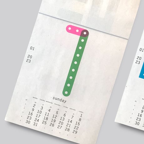 Karel Martens / Every Day Is a New Day Calendar 2023