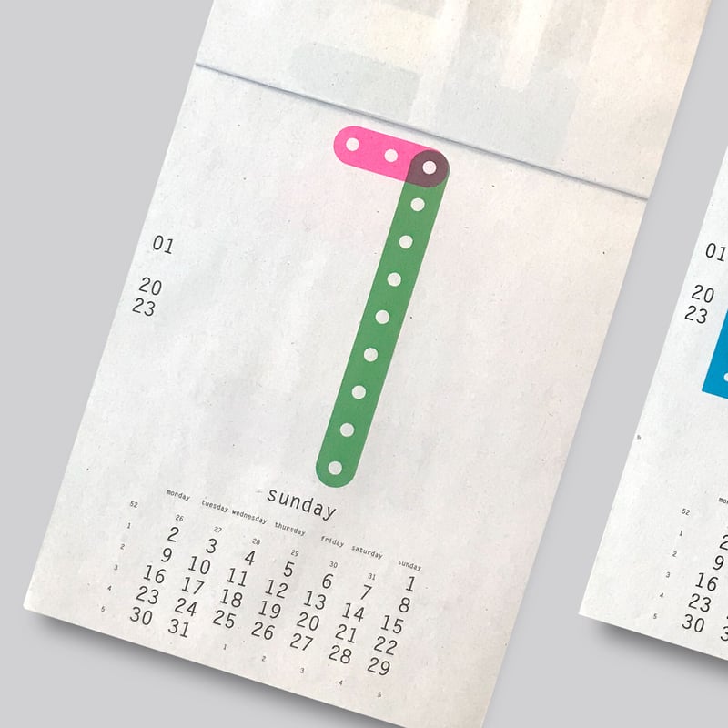 Karel Martens / Every Day Is a New Day Calendar