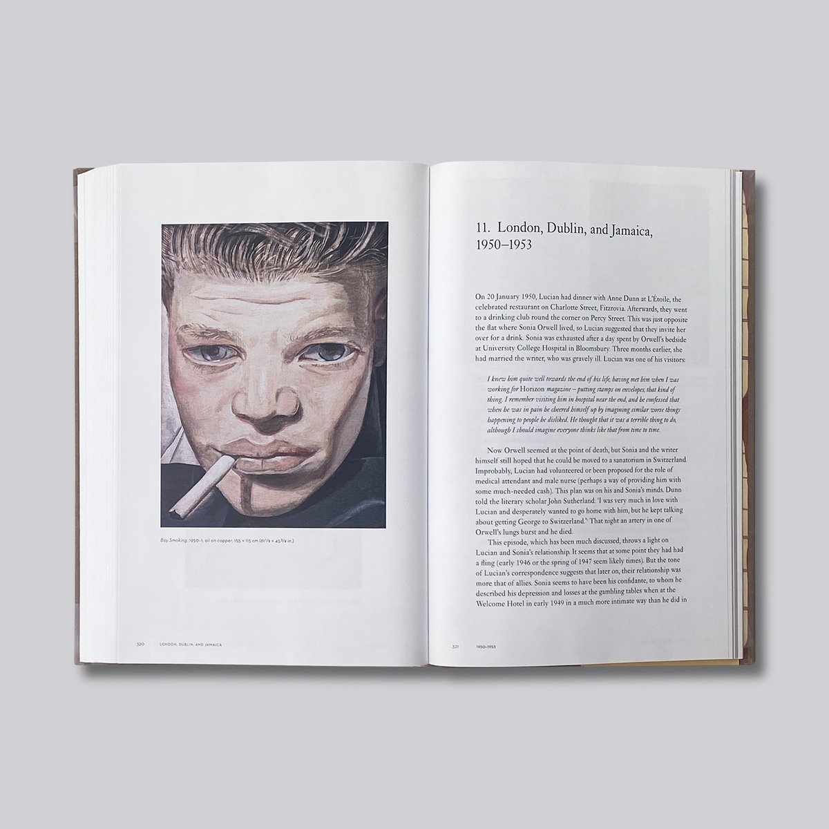 Lucian Freud、Dead Heron、希少画集画、新品高級額、額装付