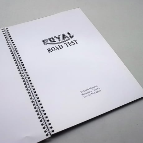 Takashi Homma / ROYAL ROAD TEST