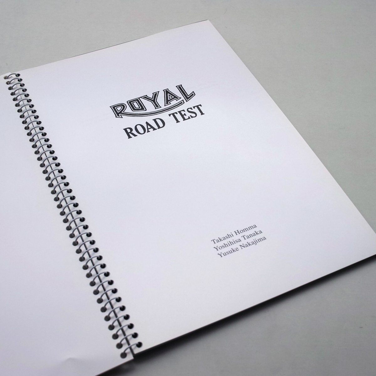 Takashi Homma / ROYAL ROAD TEST | POST
