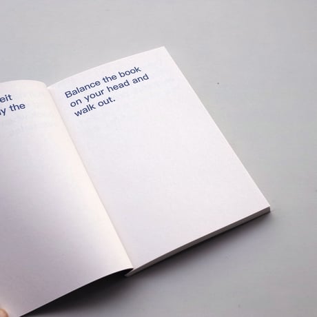 David Horvitz / How To Shoplift Books