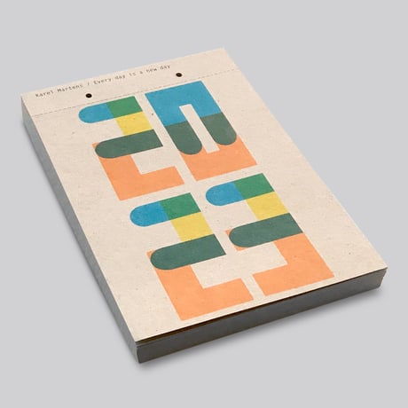 Karel Martens / Every Day Is a New Day Calendar 2023