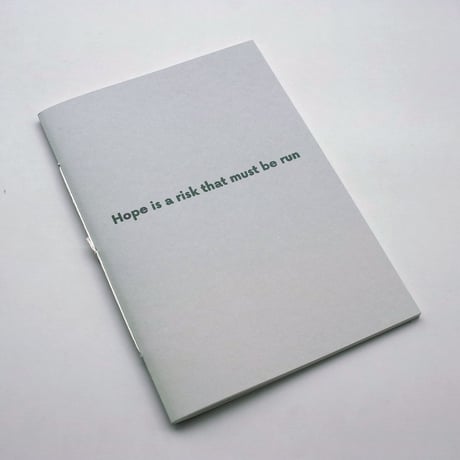Robert Adams / Hope is a risk that must be run