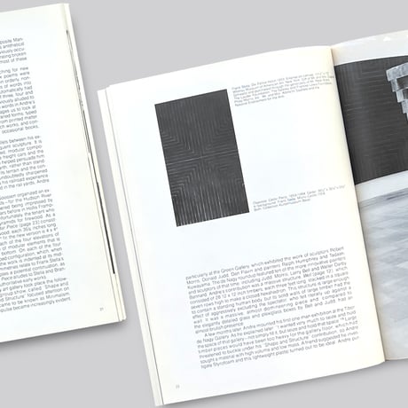 【古書】Carl Andre / Sculpture 1959 - 1977