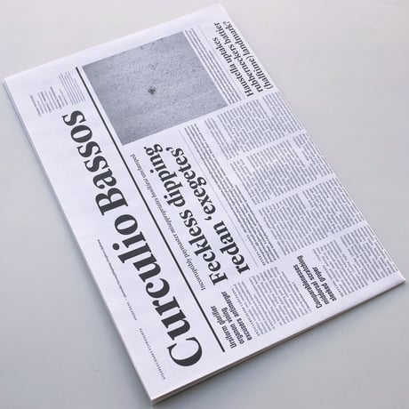 Mark Manders / Floor with Notional Newspapers