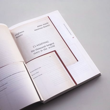 Alighiero E Boetti / Beyond Books