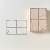 スタンプ/4つの切手シート